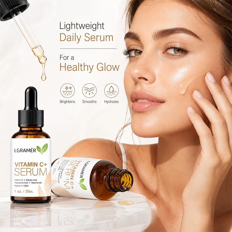 Vitamin C+ Facial Serum With H - Hyaluronic Acid Serum 评论和价格