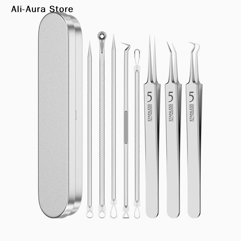 7/8Pcs Blackhead Remover Kit P - Skincare The Originote 评论和价格