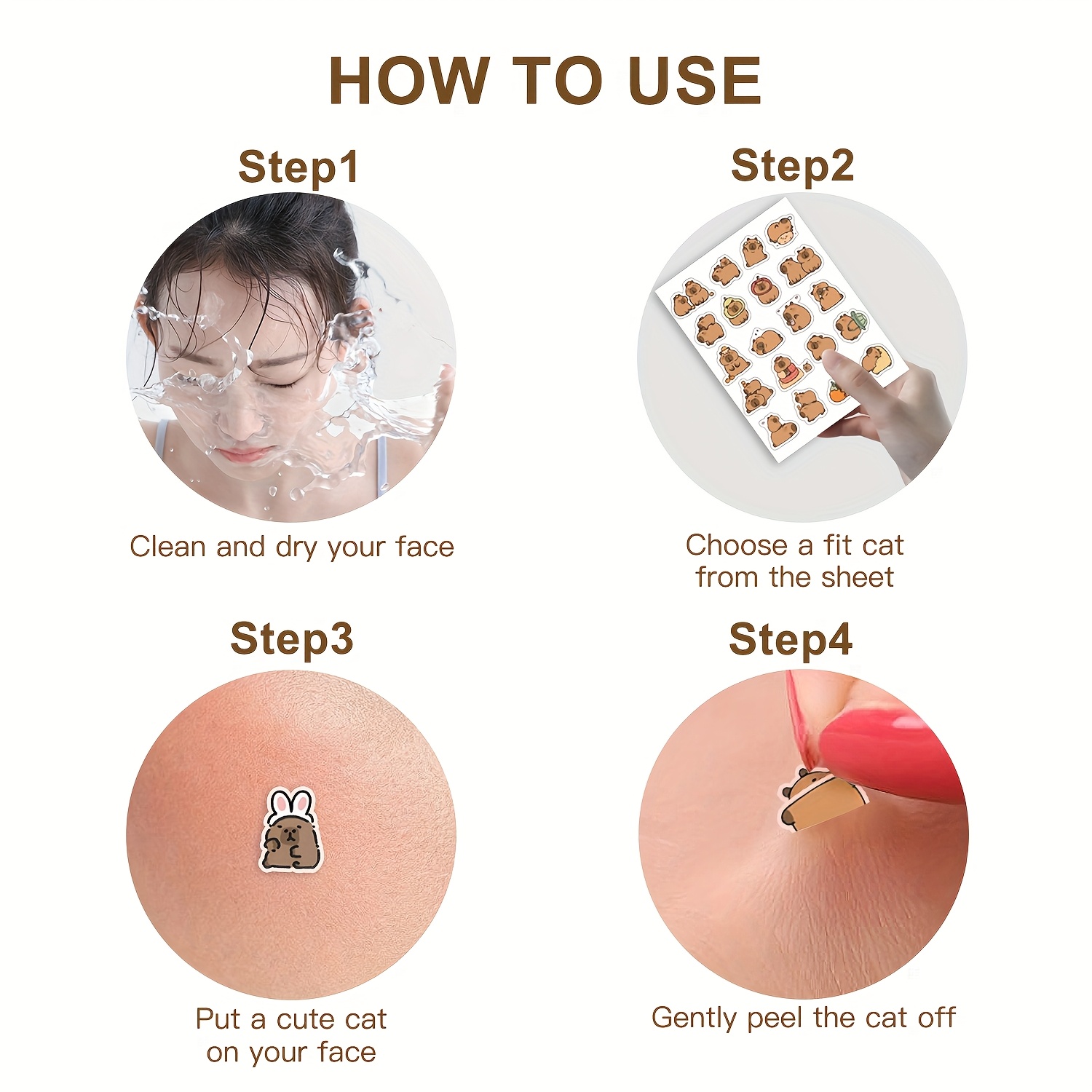 Capybara Shaped Pimple Patches - Skincare The Originote 评论和价格