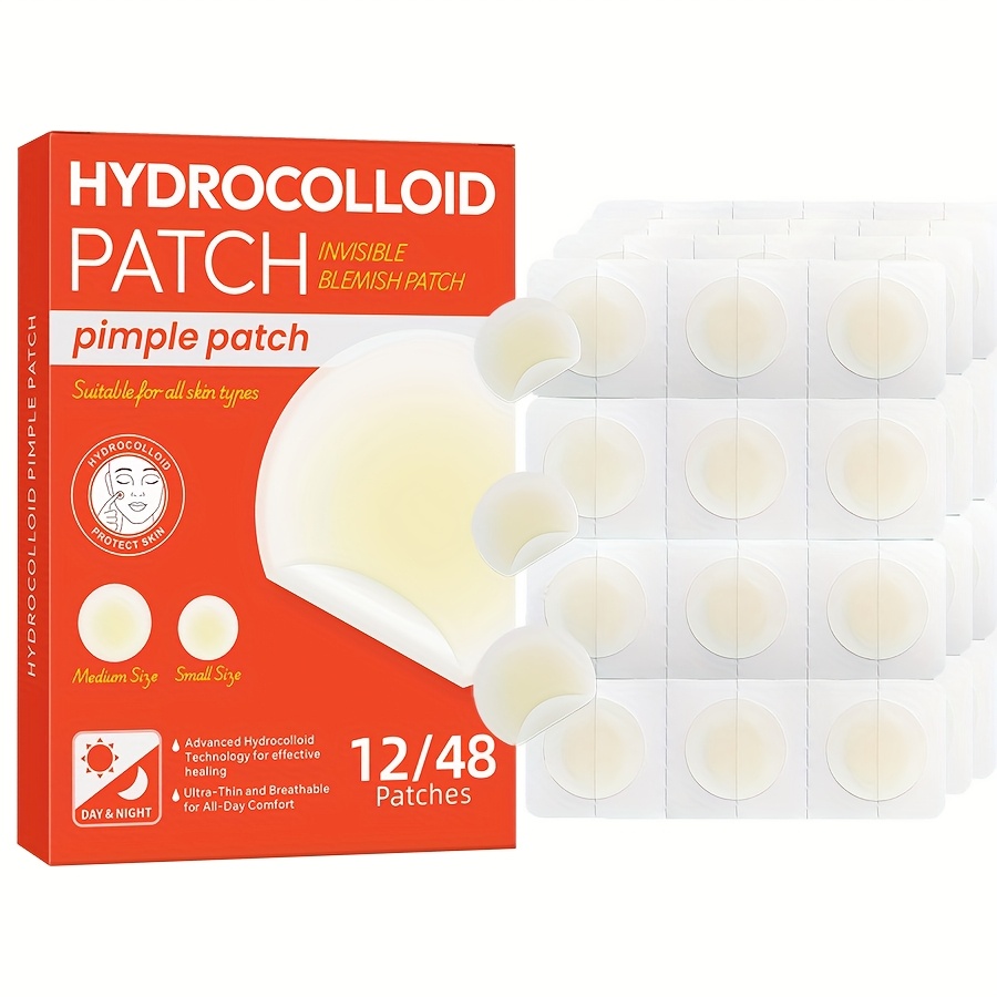 48 PCS Hydrocolloid Acne Patch - Skincare The Originote 评论和价格